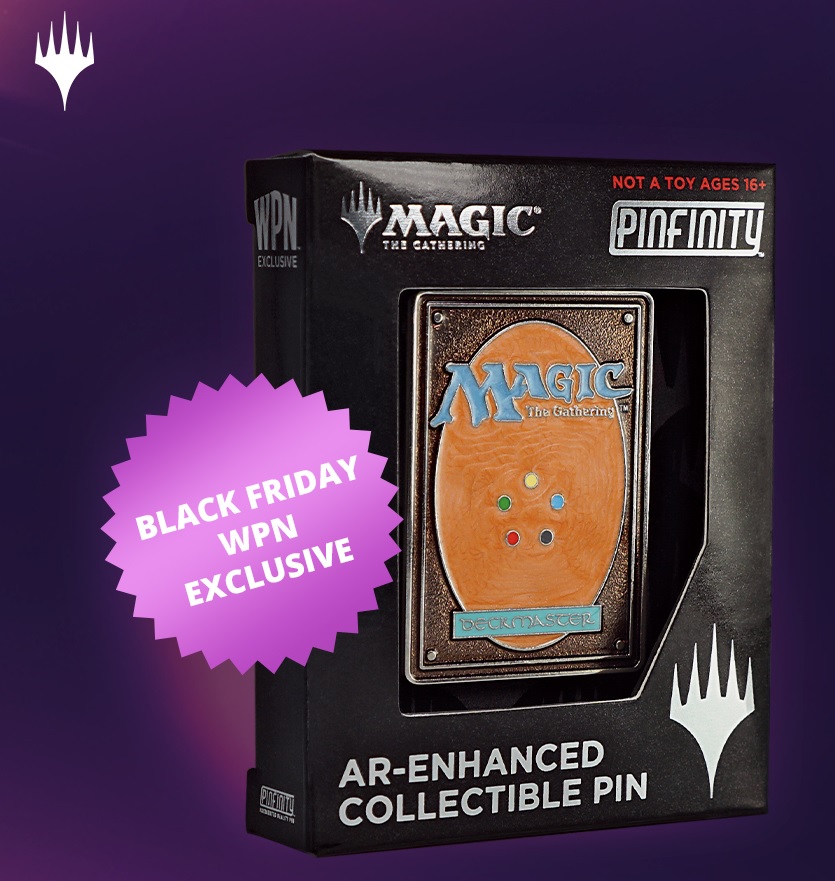 Pinfinity AR-enhanced collectible pin MTG